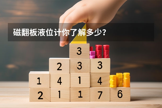 磁翻板液位计你了解多少？