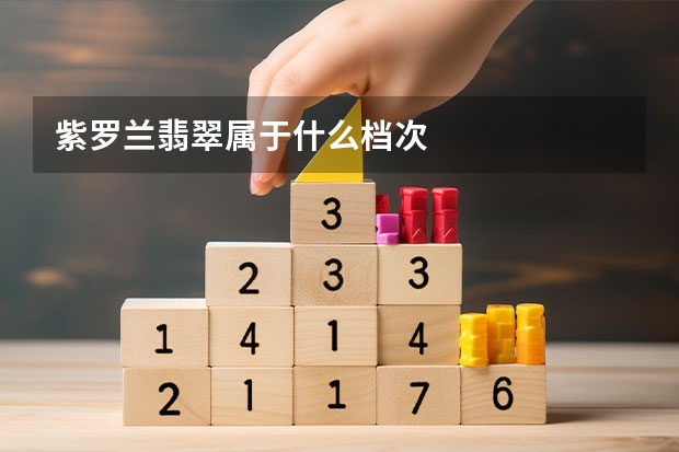 紫罗兰翡翠属于什么档次