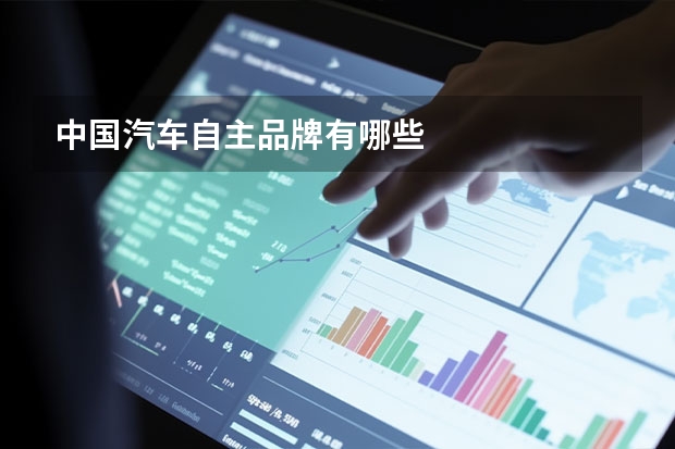 中国汽车自主品牌有哪些
